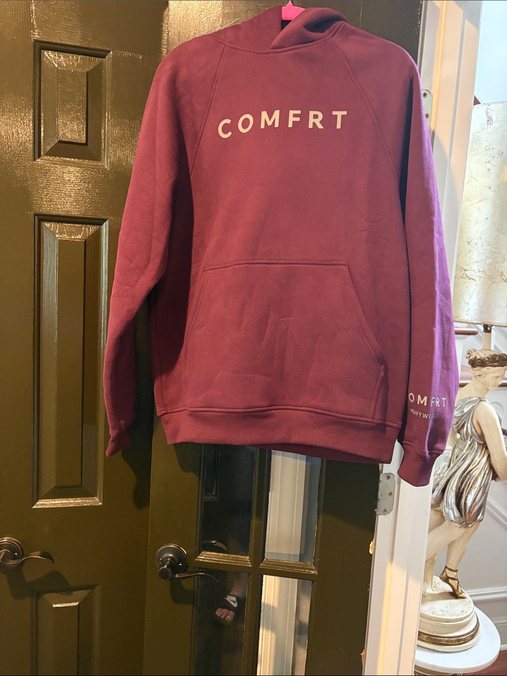COMFRT Women's Plum Hooded Sweatshirt